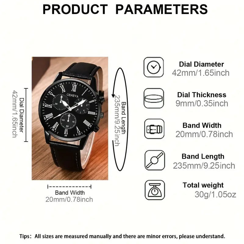 4pcs Men'S Watch